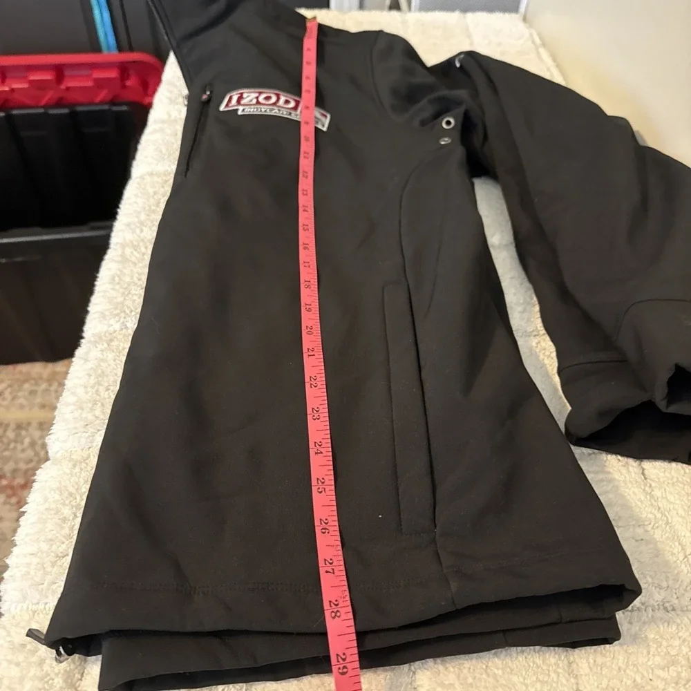 Izod Indycar Series Mens Full Zip Jacket L Racing Sports Pockets Utility